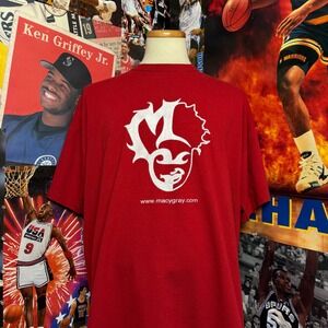 Vintage 90s Macy Gray On How Life‎ Is Graphic R&B Soul Music T Shirt Sz 2XL